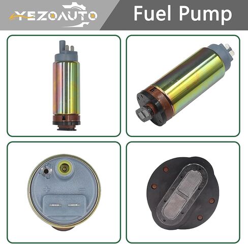 Fuel Pump with Regulator and Tank Seal for Mercury Marine Mercruiser 4-Stroke Outboard 20HP 25HP 30HP 40HP 50HP 60HP 2002-2010 Replaces OE# 892267A51 65418559 65695844 in Saudi Arabia
