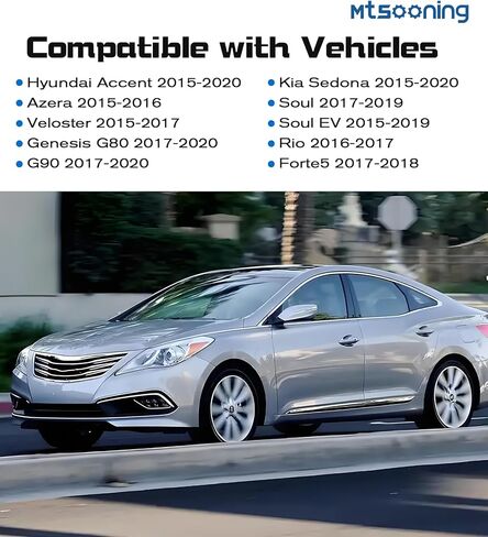 Mtsooning 91980-3X010 919803X010 طرف بطارية إيجابي مع صواميل بديلة لمركبات Hyundai Chrysler Jeep - Accent Sedona Soul Rio Wrangler Optima Elantra in Kuwait