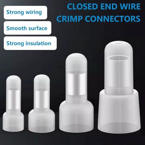 Smseace 580 قطعة 3-قيم نهاية مغلقة تجعيد محطة 22-16/16-14/12-10AWG قبعات نهاية الأسلاك موصلات الأسلاك نهاية مغلقة in Kuwait