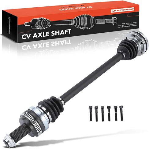 A-Premium CV Axle Shaft Assembly Compatible with BMW X3 2004 2005 2006 2.5L 3.0L, Automatic trans, Rear Left Driver Side, Replace# 31217540115, 33207524041 in Saudi Arabia