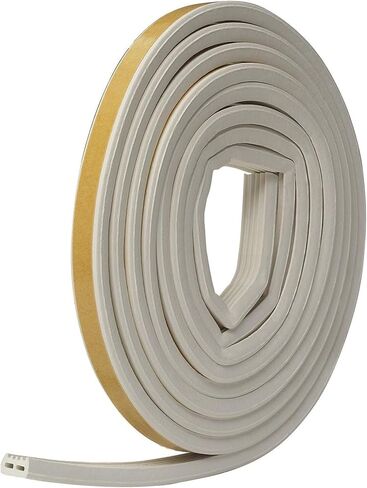 Frost King V27WA, White EPDM Rubber Self-Stick Weatherseal Tape, D-Section, 9/16" W, 5/16" T, 10 ft L, 1 in Kuwait