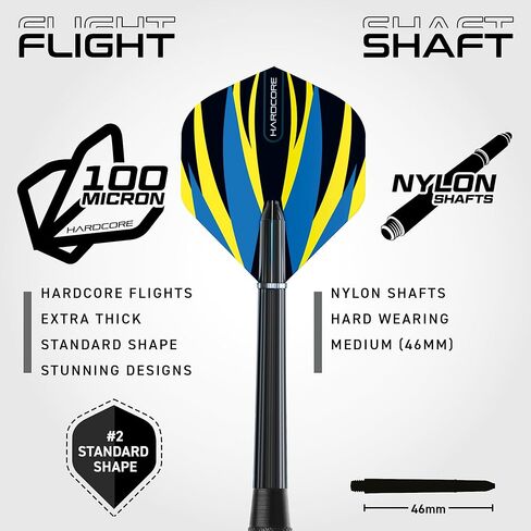 Red Dragon Professional Dartboard Sets - Tournament Standard Quality and Durable Surround with 2X Sets Steel Tip Darts in Kuwait