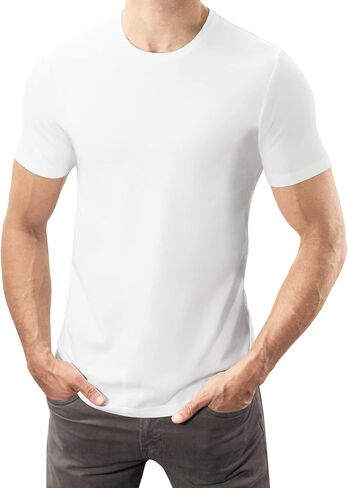 تي شيرت Lanky Llama (جديد) كرافتسمان برقبة دائرية | مناسب للرجال النحيفين والطويلين | مزيج من القطن/البوليستر الممشط 65/35 in Kuwait