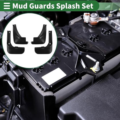 Motoforti Mud Flaps Splash Guards Mud Guards for Hyundai Accent 2011-2017 W/Mount Accessories in Saudi Arabia