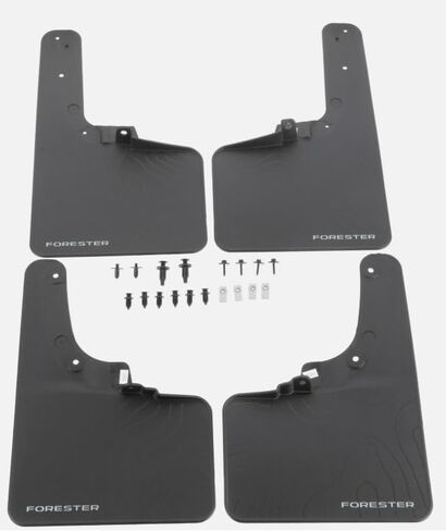 Subaru Splash Guard Mud Flap Set of 4 Matte Black for 2025 2026 Forester - J101SSL500 - Genuine OEM in Saudi Arabia