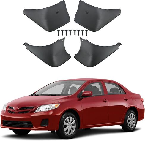4 قطع من أغطية الطين للسيارة من munirater غطاء واقي الطين بديل لسيارة Toyota Corolla 2009-2013 in Saudi Arabia