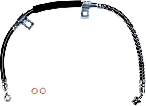 خرطوم الفرامل - قطعتين من مجموعة خرطوم الفرامل الهيدروليكية الأمامية اليسرى واليمنى لكيا سورينتو 3.5L 2003 2004 2005 2006 in Kuwait