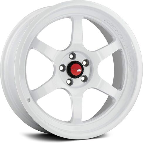 Aodhan AH08 Custom Wheel - 18x9.5, 30 Offset, 5x114.3 Bolt Pattern, 73.1mm Hub - White Rim in Kuwait