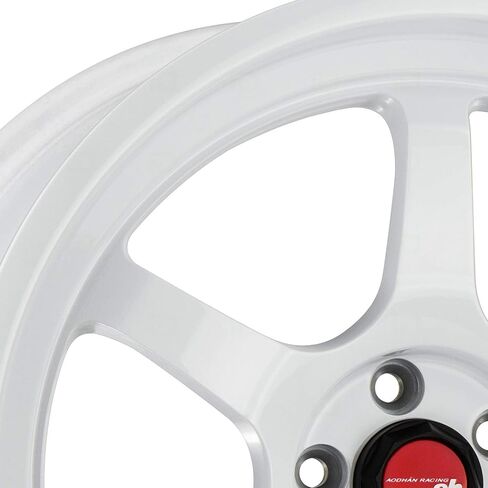 Aodhan AH08 Custom Wheel - 18x9.5, 30 Offset, 5x114.3 Bolt Pattern, 73.1mm Hub - White Rim in Kuwait