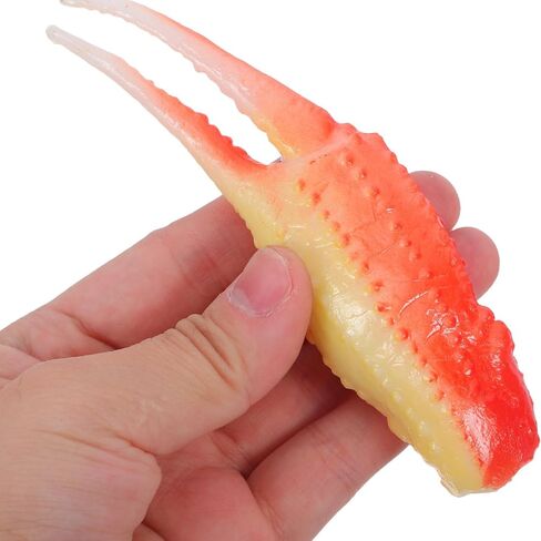 3pcs Realistic Fake Crab Claw Figurine, PVC Simulation Shrimp Model for DIY Crafting, Home Decoration, Creative Gift, Assorted Color, 4.92 X 1.37 X 0.78 Inch in Saudi Arabia