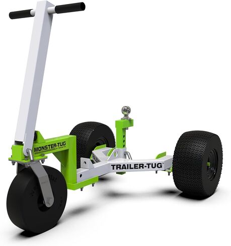 Monster Tug Off-Road Trailer Dolly – Heavy Duty Trailer Mover for Gravel, Dirt, Sand & Hard Surfaces – Adjustable Ball Mount – Manual Tow Dolly for Boat, Utility & RV Trailers in Saudi Arabia