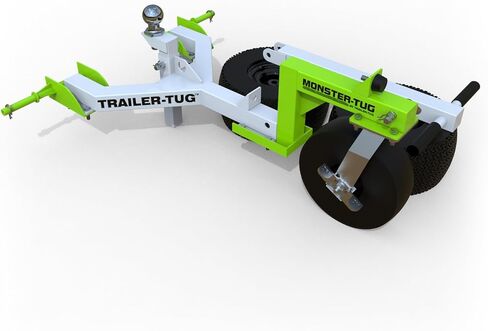 Monster Tug Off-Road Trailer Dolly – Heavy Duty Trailer Mover for Gravel, Dirt, Sand & Hard Surfaces – Adjustable Ball Mount – Manual Tow Dolly for Boat, Utility & RV Trailers in Saudi Arabia