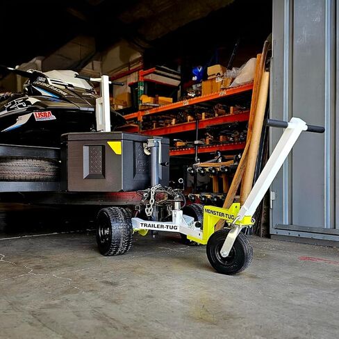 Monster Tug Off-Road Trailer Dolly – Heavy Duty Trailer Mover for Gravel, Dirt, Sand & Hard Surfaces – Adjustable Ball Mount – Manual Tow Dolly for Boat, Utility & RV Trailers in Saudi Arabia