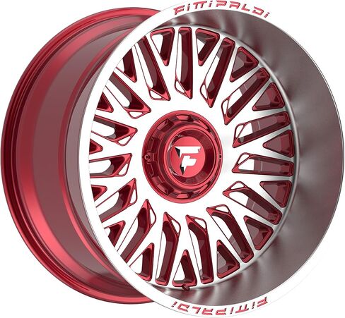 FITTIPALDI OFF ROAD FA07MR 22X12, ET -44, PCD 5X5.50/5X150, CB 110.2-Gloss RED آلي in Kuwait