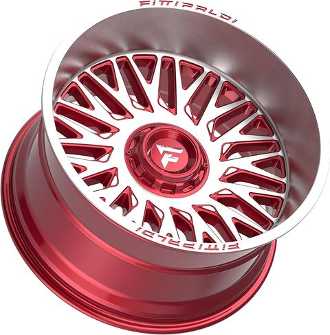 FITTIPALDI OFF ROAD FA07MR 22X12, ET -44, PCD 5X5.50/5X150, CB 110.2-Gloss RED آلي in Kuwait