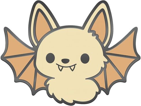 دبوس مينا الخفاش Kawaii لطيف، دبوس طية صدر الخفاش مصاص الدماء الرائع لحقائب الظهر والسترات والأشرطة وهواة الجمع، ملحقات الخفافيش القوطية للهالوين، دبابيس حبل الخفافيش in Saudi Arabia
