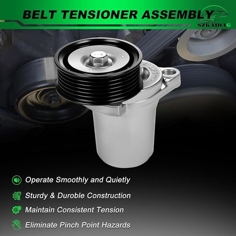 38409 Belt Tensioner Assembly with Pulley for:-Mazda 6 i 2006 2007 2008 2.3L, 2009 2010 2011 2012 2013 2.5L L4 Replacement OE# 38409, L3P915980A, L3P915980B, L3P915980C in Saudi Arabia