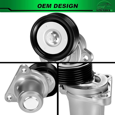 38409 Belt Tensioner Assembly with Pulley for:-Mazda 6 i 2006 2007 2008 2.3L, 2009 2010 2011 2012 2013 2.5L L4 Replacement OE# 38409, L3P915980A, L3P915980B, L3P915980C in Saudi Arabia