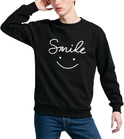Pullover Sweatshirt for Women Men Long Sleeve Graphic Top Ladies Crewneck Shirts Fall Fashion Outfit Winter Clothes in Saudi Arabia