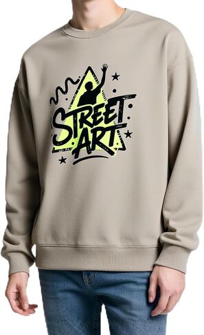 Pullover Sweatshirt for Women Men Long Sleeve Graphic Top Ladies Crewneck Shirts Fall Fashion Outfit Winter Clothes in Saudi Arabia