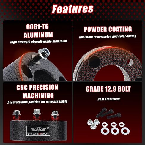 3" Front Leveling Lift kits Compatible with 2007-2024 Silverado 1500 2WD/4WD Sierra 1500 2WD/4WD Suspension Strut Spacer Lift Kit in Kuwait