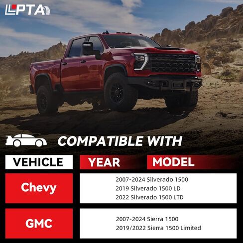 3 inch Front + 2 inch Rear Leveling Lift Kit 4pcs Pair Compatible With 2007-2024 Silverado Sierra 1500, Suspension Lifting 2 Inch 3 Inch Forged Aluminum Strut Spacer Steel Blocks in Kuwait