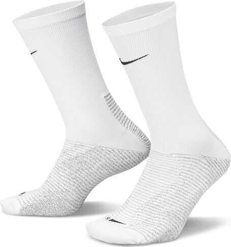 جوارب Nike DRI-FIT Vapor Strike Crew لكرة القدم NikeGrip / أسود أبيض / DH6613 / كرة القدم، رياضية، تدريب رياضي (الولايات المتحدة، Alpha، X-Large، عادي، عادي، أبيض) in Saudi Arabia