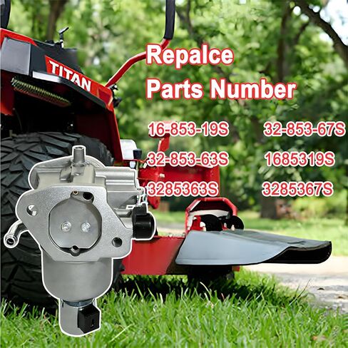 استبدال المكربن ​​لمحركات Kohler 7000 Series KT730 KT725 KT735 KT740 KT745 22HP-26HP، مناسب مباشرة لـ 1685319-S 32-853-34-S 32-853-63-S 32-853-67-S مع مجموعة مضخة الوقود in Kuwait