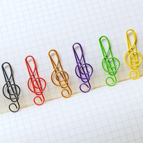 مشابك ورق كبيرة، 1.6 بوصة، 40 مم، 50 قطعة، أشكال ملاحظات متعددة الألوان، ناعمة ومتينة، مناسبة للمكتب والمدرسة والاستخدام الشخصي، تغليف في صندوق بلاستيكي in Kuwait