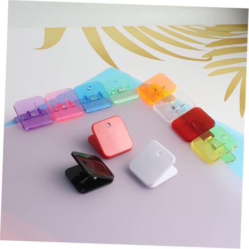 10Pcs Clear Binder Clips, Multi-Function Paper Clamps and Holders for Photo Clip for Paper Poster Picture Hanging Office Home Bills, Folders in Saudi Arabia