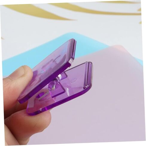 10Pcs Clear Binder Clips, Multi-Function Paper Clamps and Holders for Photo Clip for Paper Poster Picture Hanging Office Home Bills, Folders in Saudi Arabia