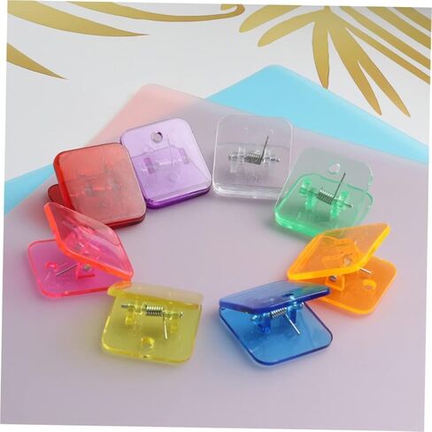10Pcs Clear Binder Clips, Multi-Function Paper Clamps and Holders for Photo Clip for Paper Poster Picture Hanging Office Home Bills, Folders in Saudi Arabia