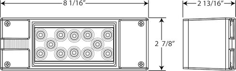 مجموعة مصابيح خلفية LED حمراء من Optronics TLL16RK in Saudi Arabia