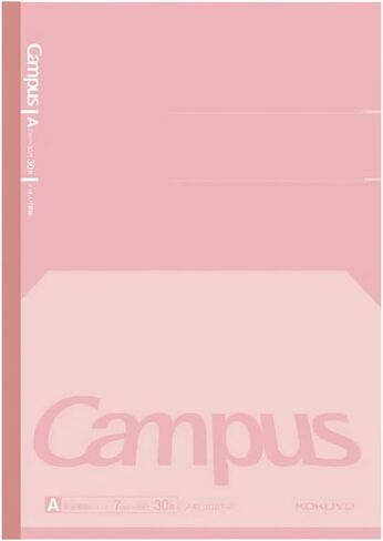KOKUYO Campus Feels Flat Notebook, Dot B 6mm Ruled, Semi-B5, 30 Sheets, 35 Lines, Green, 5 Pack, Japan Import (NO-FL3CBT-G) in Saudi Arabia