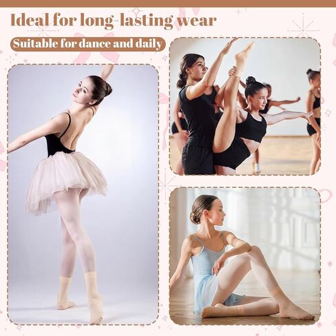 5 Pairs Non-slip Dance Sock with Grip for Women Girl Ballet Jazz Contemporary Dance Thin Seamless Ballet Tight Sock in Saudi Arabia