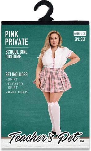 3 Piece Pink Private Schoolgirl Costume Set in Saudi Arabia