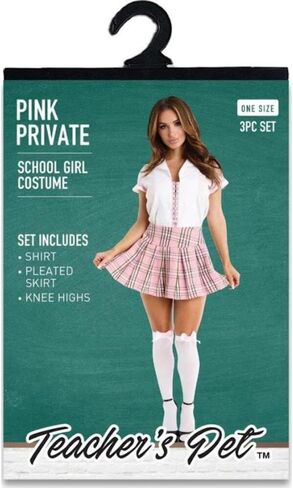 3 Piece Pink Private Schoolgirl Costume Set in Saudi Arabia