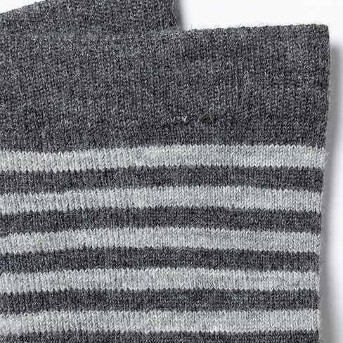Multicolor Stripes Alpaca Fabric Soft Smooth Knit Colorful Striped Crew Socks Gift For Women Stocking Stuffer in Saudi Arabia