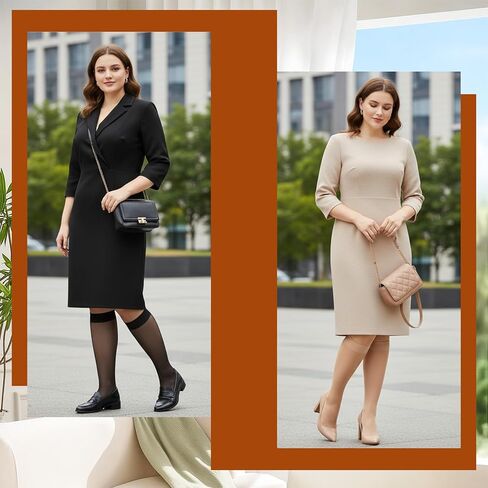 2 أزواج جوارب عالية للركبة للنساء حجم كبير جوارب عالية للركبة من النايلون للنساء جوارب خرطوم 15D جوارب من النيلون الشفاف للنساء in Kuwait