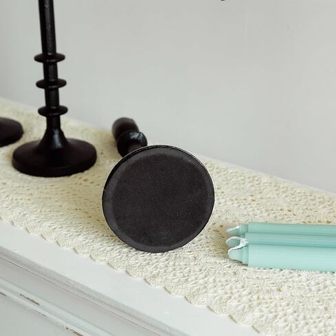 حاملات شموع مستدقة حديثة، مكواة سوداء، مجموعة من 3، شمعدانات أنيقة طويلة لتزيين الطاولة in Kuwait