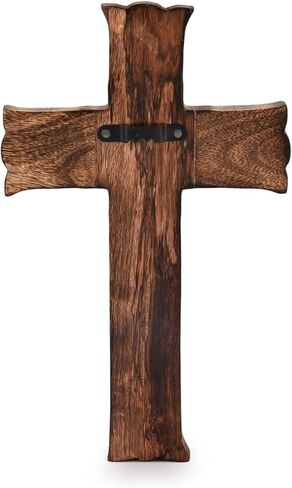 CHARMING BHARATCRAFTS Handmade Wooden Wall Cross Church Home Room Décor (MDF Wood) in Kuwait