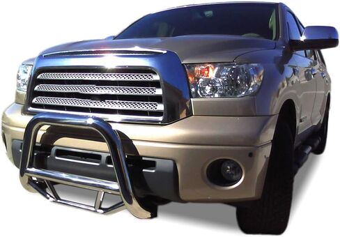 Black Horse Max Bull Bar No Skid Plate Stainless Steel Compatible with 2007-2021 Toyota Tundra-MBS-TOD1009 in Saudi Arabia