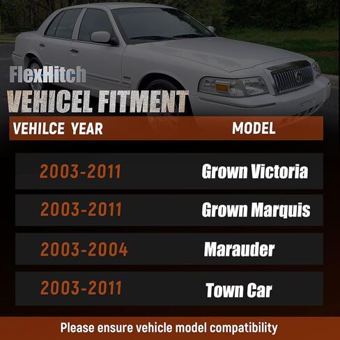 3" Front & 3" Rear Suspension Lift Kit for 2003-2011 Crown Victoria, 2003-2011 Grand Marquis, 2003-2011 Town Car, 2003-2004 Marauder in Kuwait