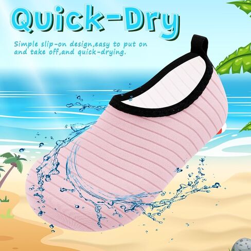 Kids Boys Girls Water Shoes Barefoot Aqua Socks Fast Dry Beach Swim Outdoor Sports Shoes for Toddler in Saudi Arabia