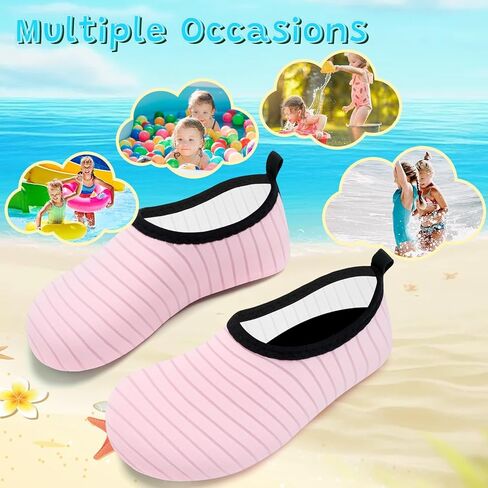 Kids Boys Girls Water Shoes Barefoot Aqua Socks Fast Dry Beach Swim Outdoor Sports Shoes for Toddler in Saudi Arabia