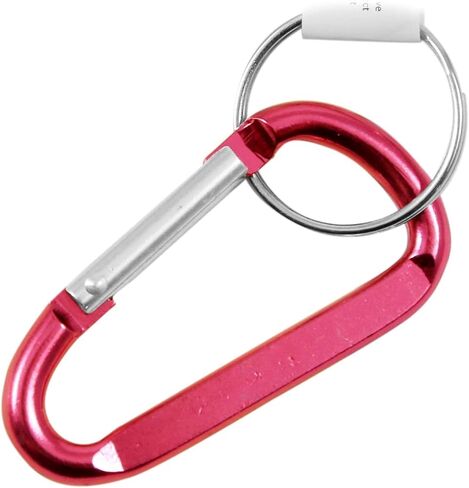 7mm 2.75" Medium Carabiner Key Chain - Pink in Kuwait