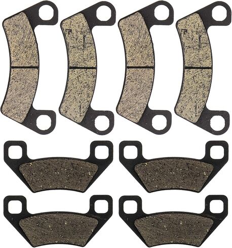 NICHE Brake Pad Kit for Arctic Cat Wildcat Sport 700 1436-811 2502-217 Front Rear Organic in Saudi Arabia