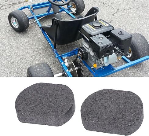 وسادات الفرامل: وسادات فرامل سيراميك شديدة التحمل للدراجة الصغيرة للسيارة Go Kart Cart، تعمل على تحسين أداء الكبح، قطعتان in Kuwait