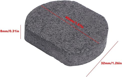 وسادات الفرامل: وسادات فرامل سيراميك شديدة التحمل للدراجة الصغيرة للسيارة Go Kart Cart، تعمل على تحسين أداء الكبح، قطعتان in Kuwait