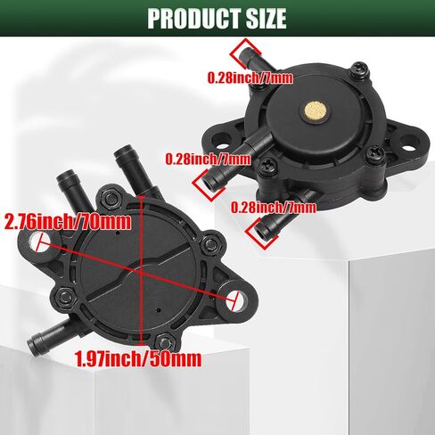 مضخة الوقود متوافقة مع Kawasaki FH500V FH580V FX850V FD731V FH721D FH721V FH680V FX730V FH661V FH641V FX801V FH770D FH601V FH430V Mule 600 610 SX KAF400 15HP-25HP 49040-7001 2075 0769 0801 in Saudi Arabia